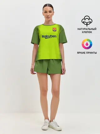 Женская пижама с шортами / Месси Форма Новая Away 18/19