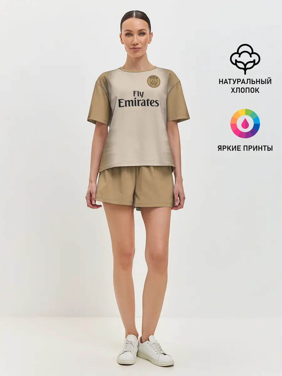 Женская пижама с шортами / PSG Форма Новая Away 18/19