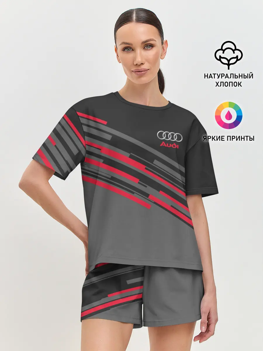 Женская пижама с шортами / AUDI SPORT
