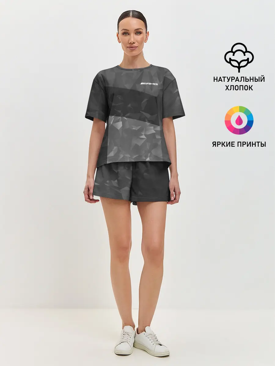 Женская пижама с шортами / AMG SPORT