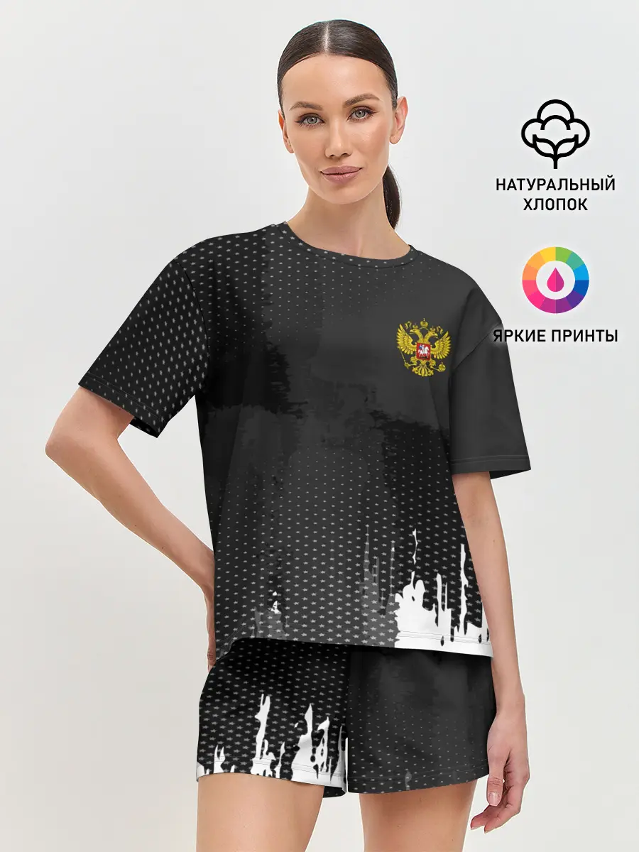 Женская пижама с шортами / RUSSIA SPORT