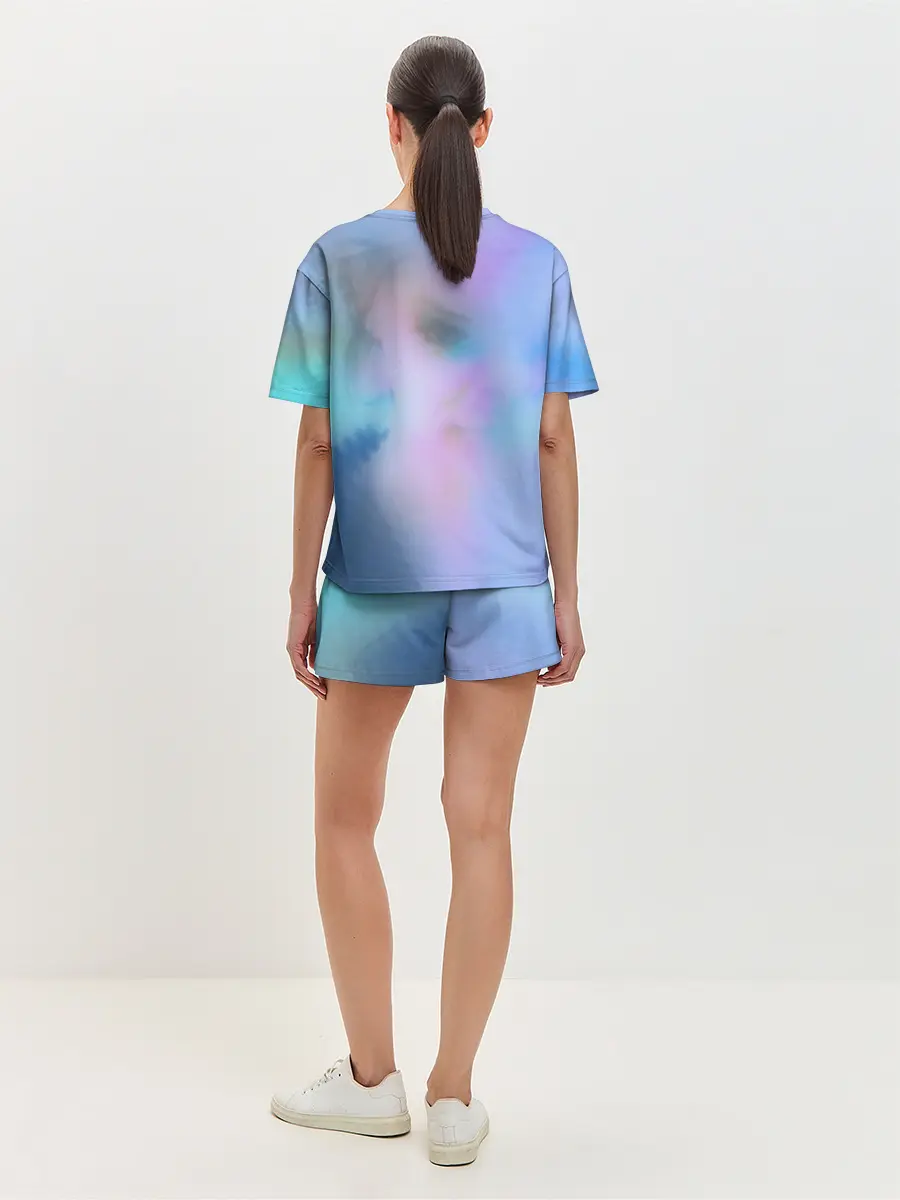 Женская пижама с шортами / Саша Грей. Абстракция