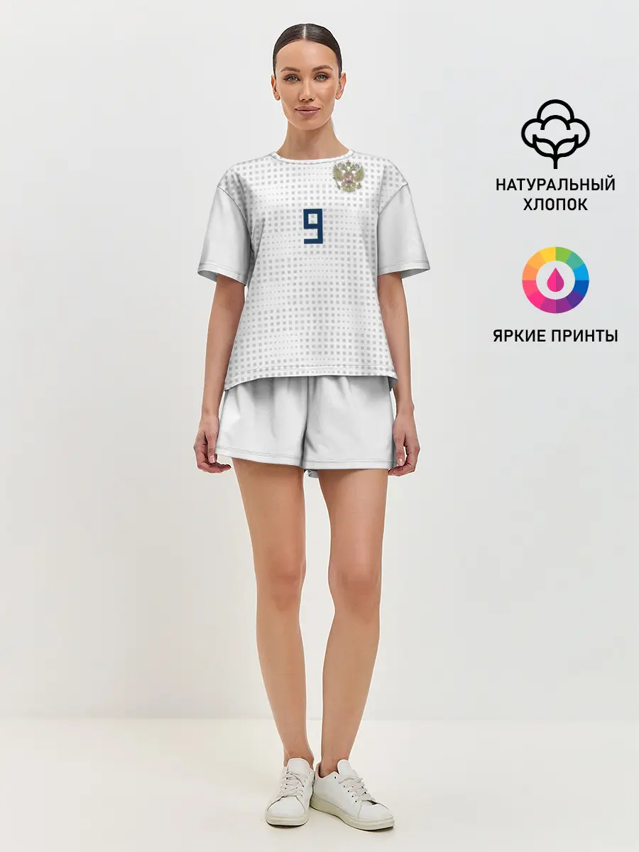 Женская пижама с шортами / Kokorin away WC 2018