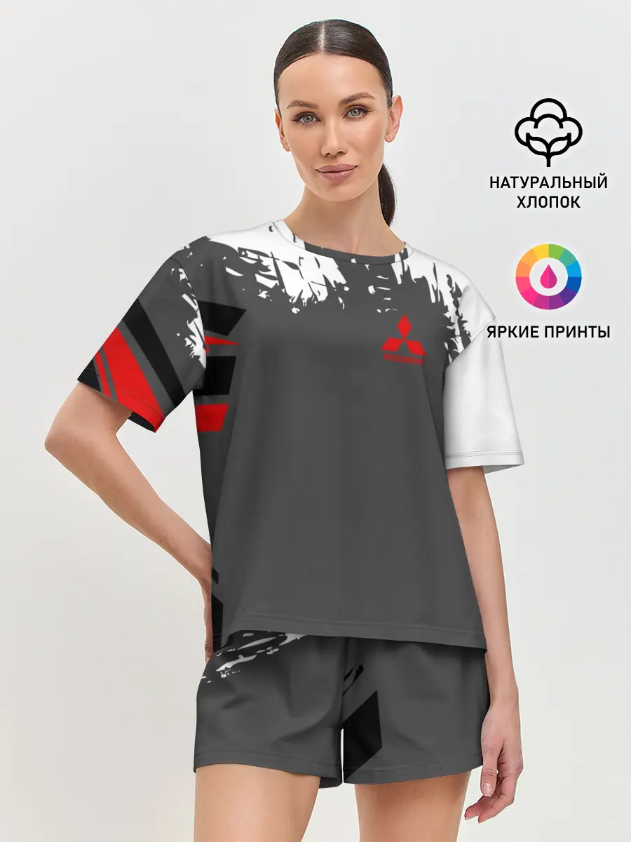 Женская пижама с шортами / MITSUBISHI SPORT