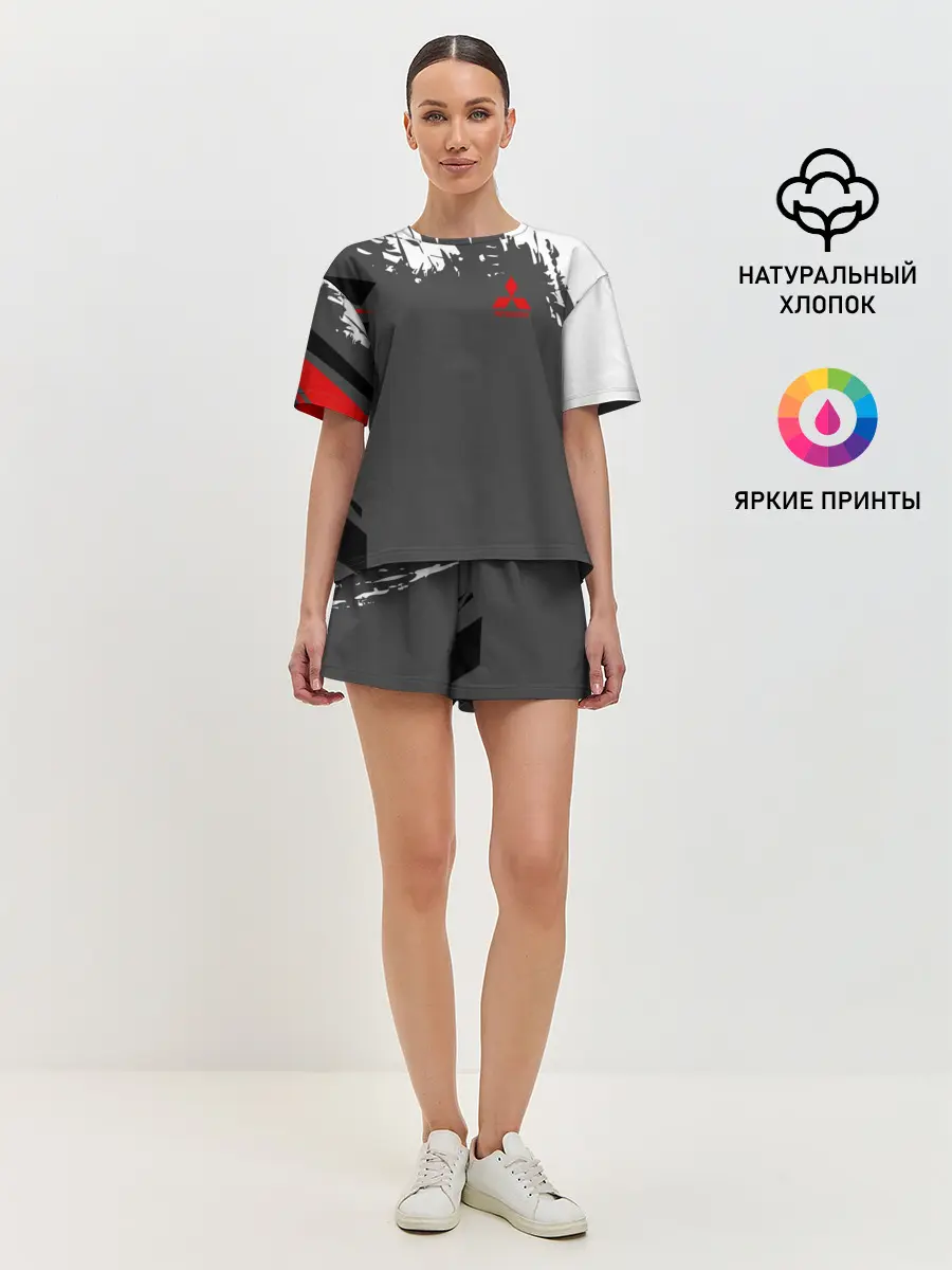 Женская пижама с шортами / MITSUBISHI SPORT