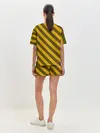 Женская пижама с шортами / Полосы