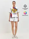 Женская пижама с шортами / Россия Триколор