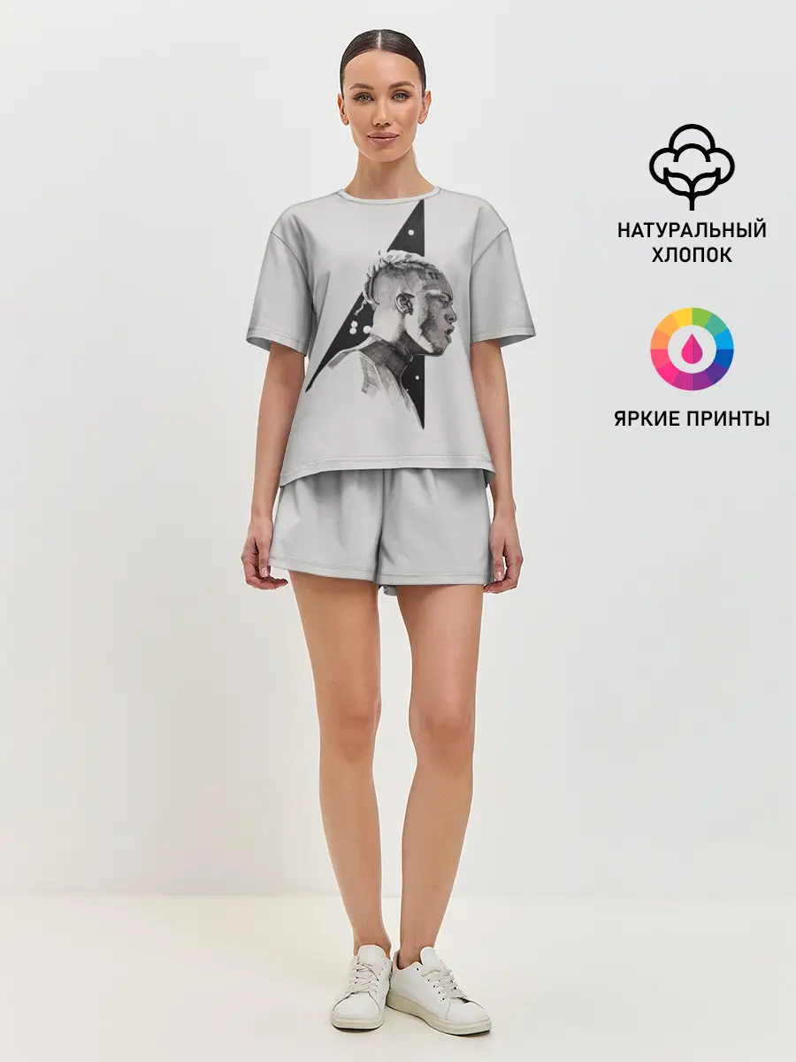 Женская пижама с шортами / XXXtentacion