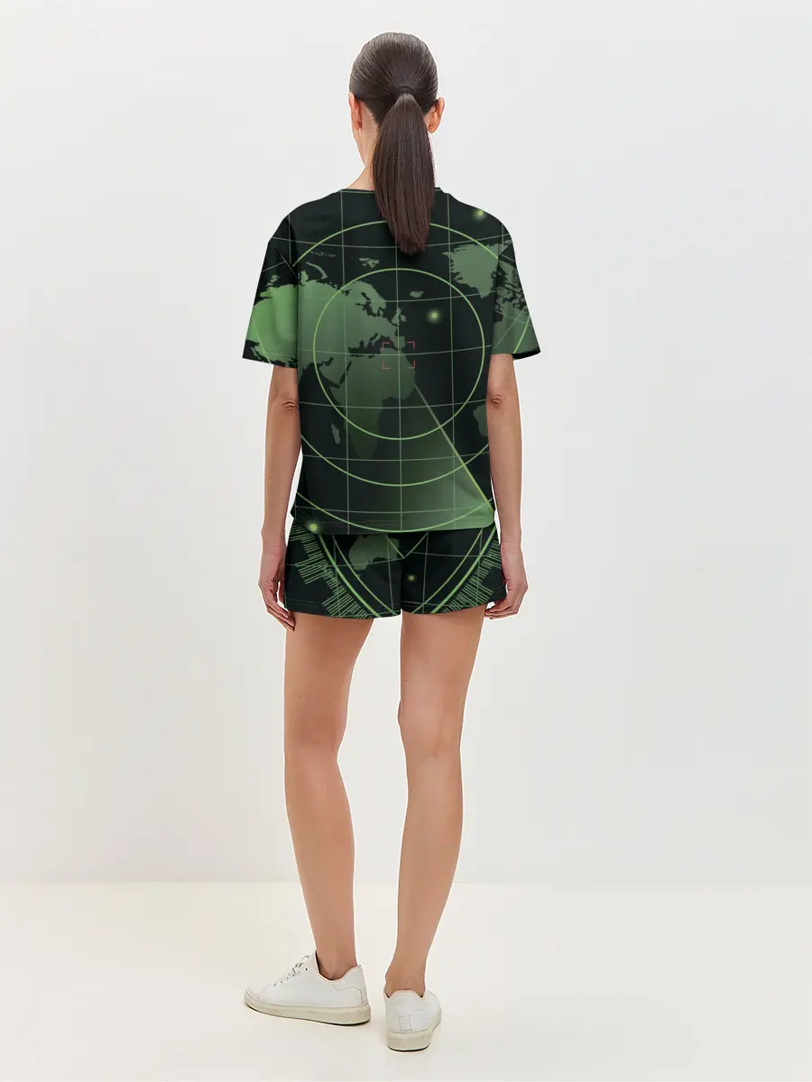 Женская пижама с шортами / Спецназ