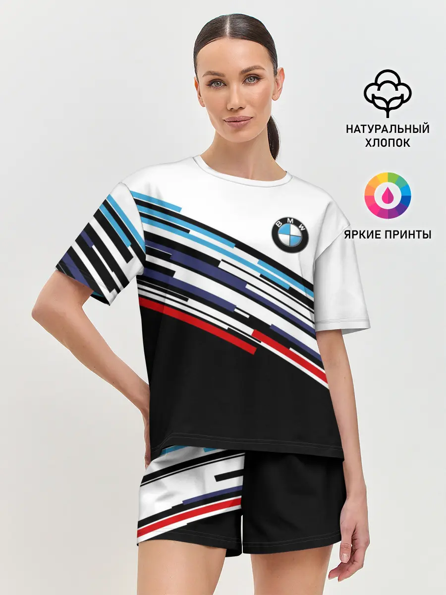 Женская пижама с шортами / BMW BRAND COLOR | БМВ
