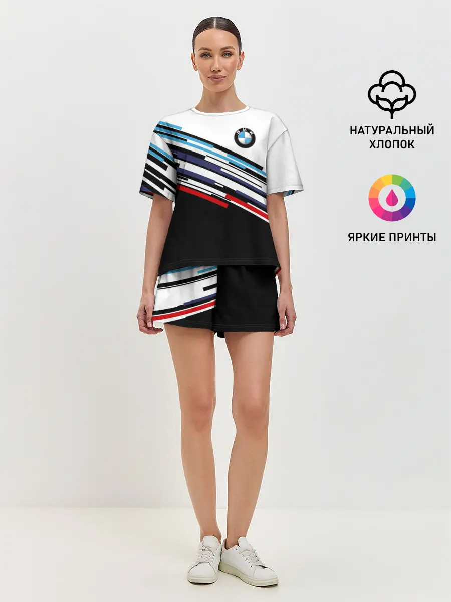 Женская пижама с шортами / BMW BRAND COLOR | БМВ