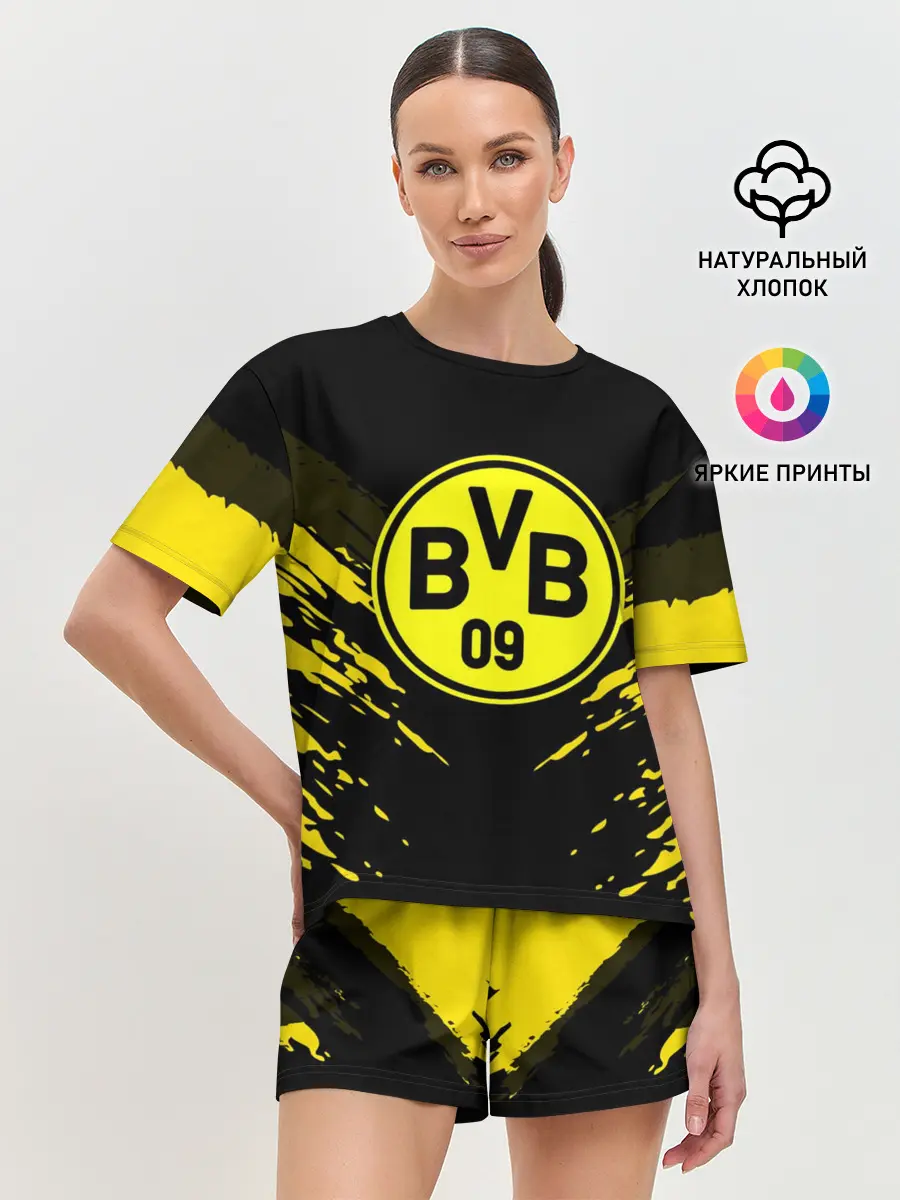 Женская пижама с шортами / BORUSSIA SPORT