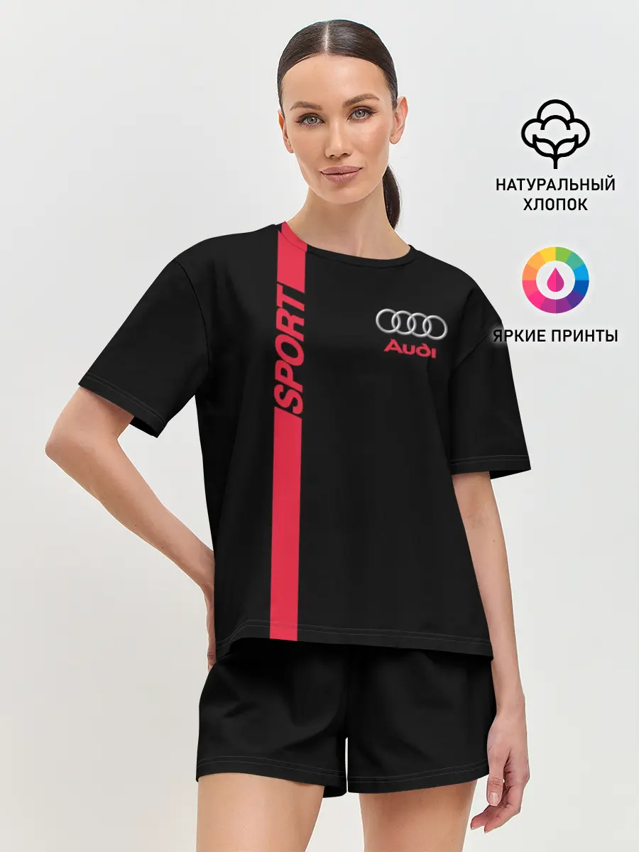 Женская пижама с шортами / AUDI SPORT