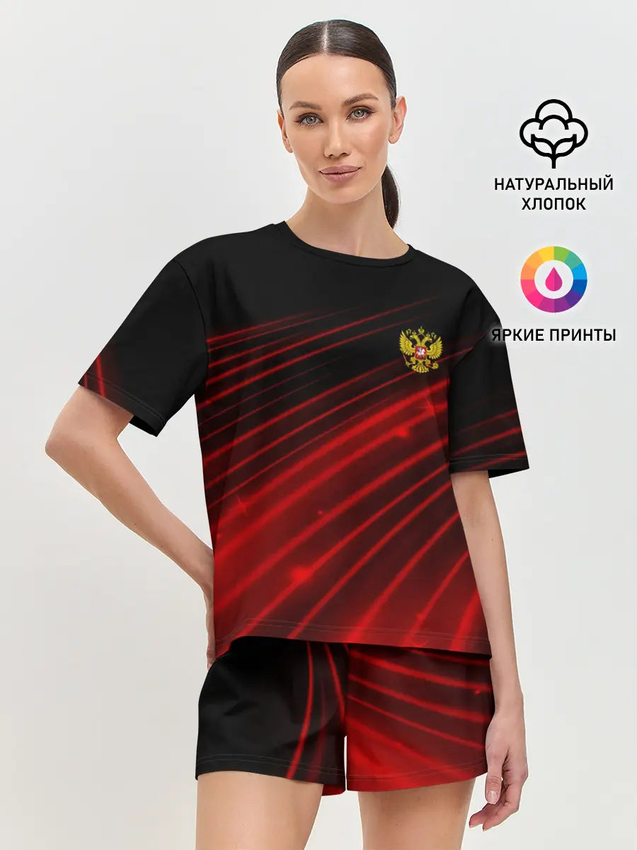 Женская пижама с шортами / Russia Sport 2018 uniform