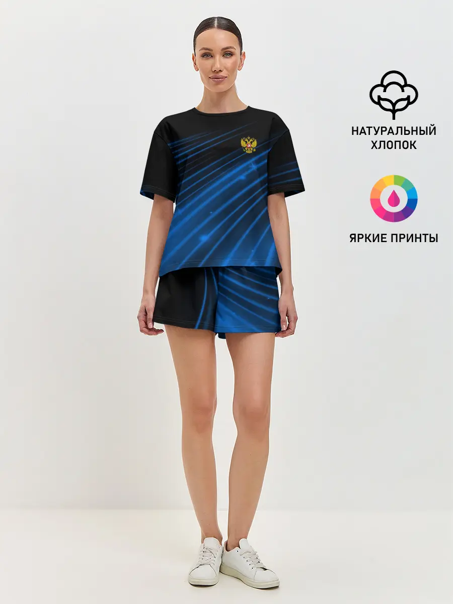 Женская пижама с шортами / Russia Sport 2018 uniform
