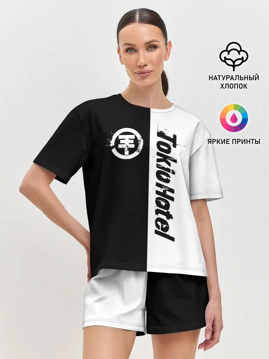 Женская пижама с шортами / Tokio Hotel