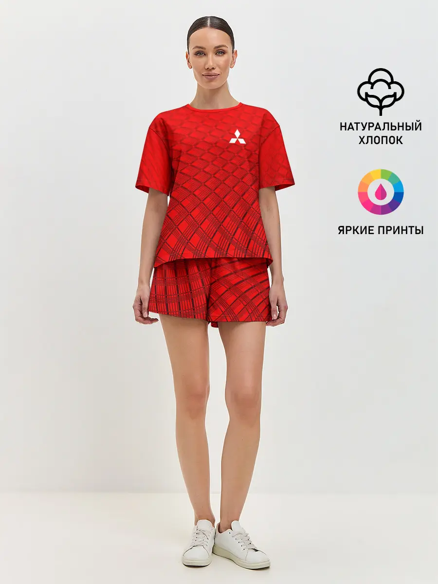 Женская пижама с шортами / Mitsubishi sport