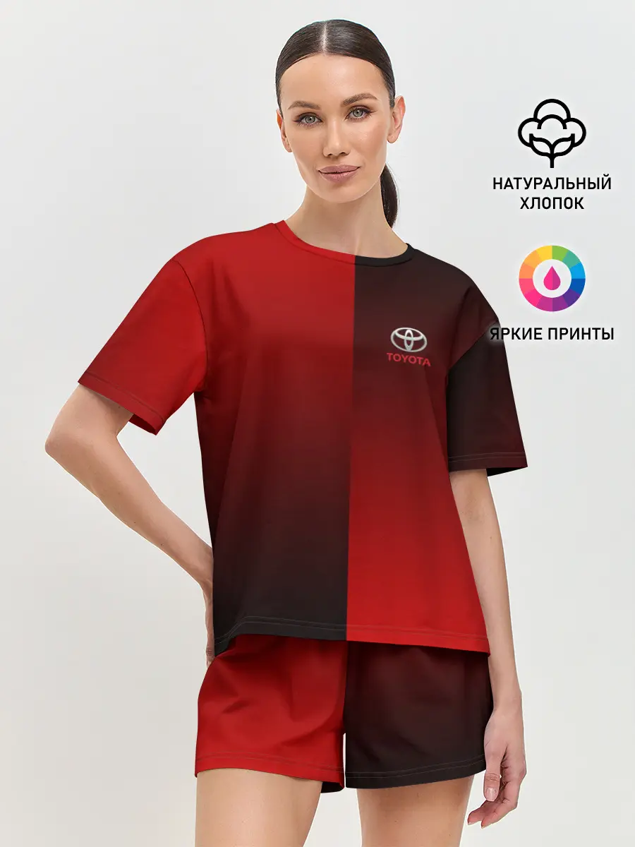 Женская пижама с шортами / TOYOTA SPORT