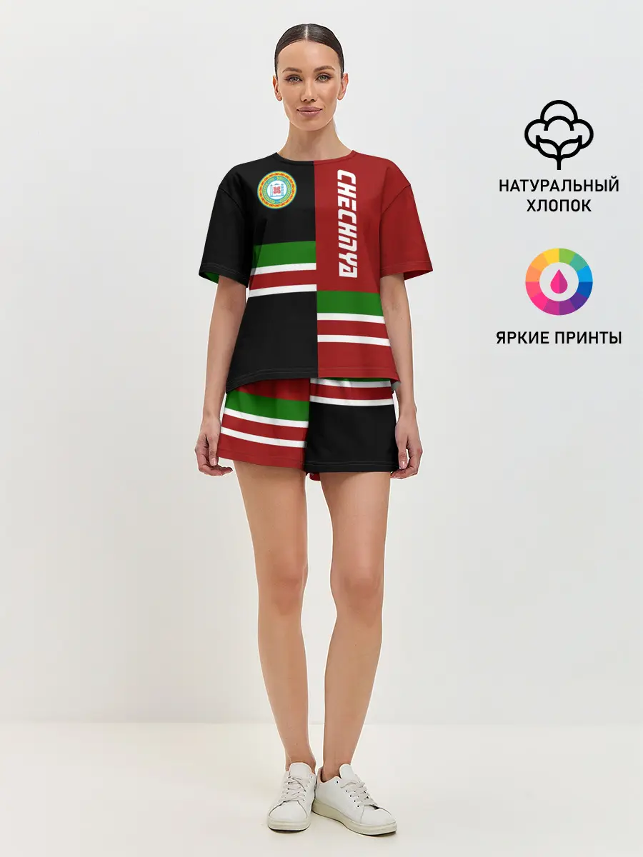 Женская пижама с шортами / CHECHNYA