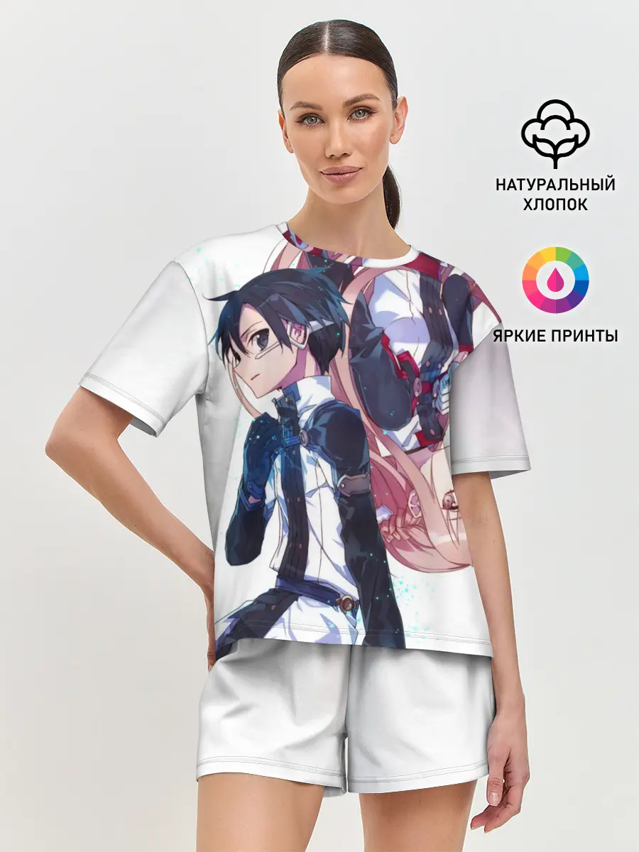 Женская пижама с шортами / Мастера Меча Онлайн