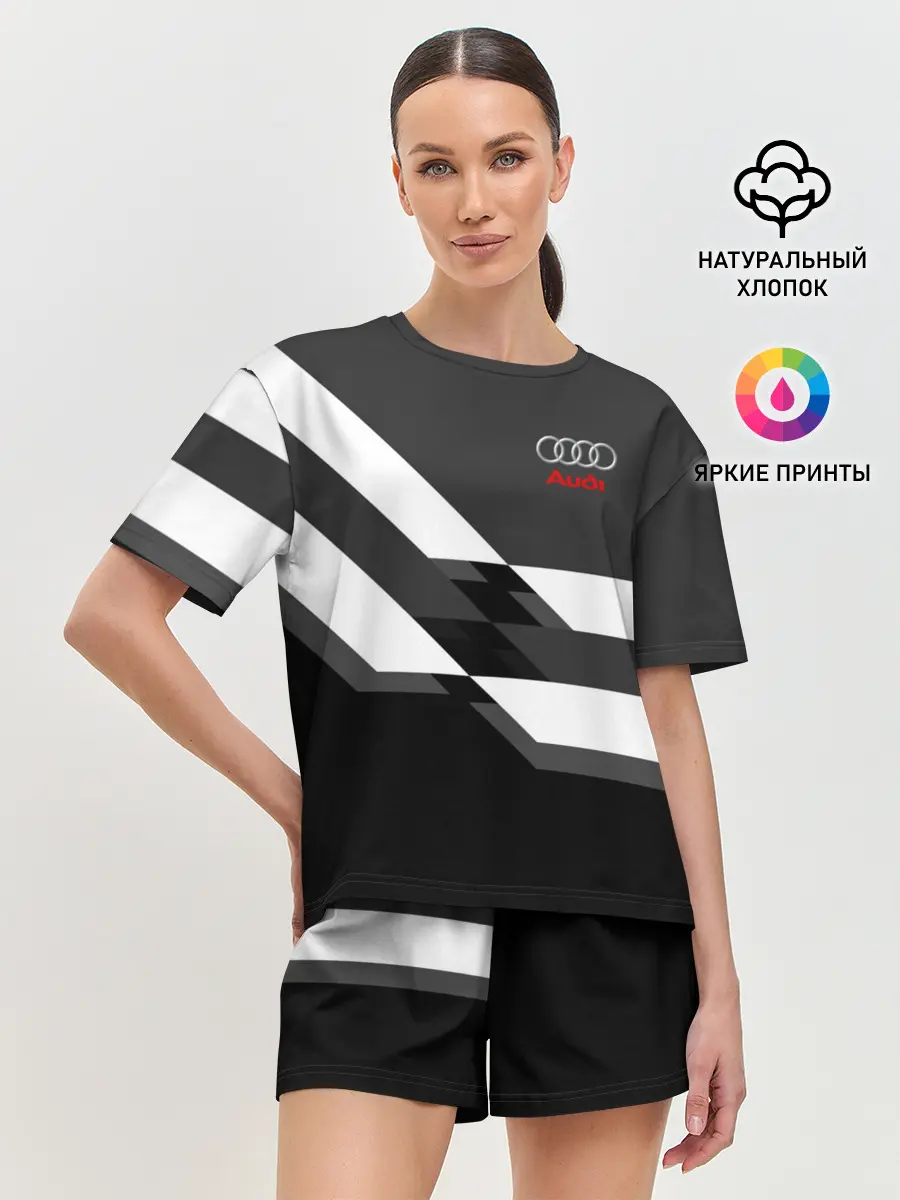 Женская пижама с шортами / AUDI SPORT