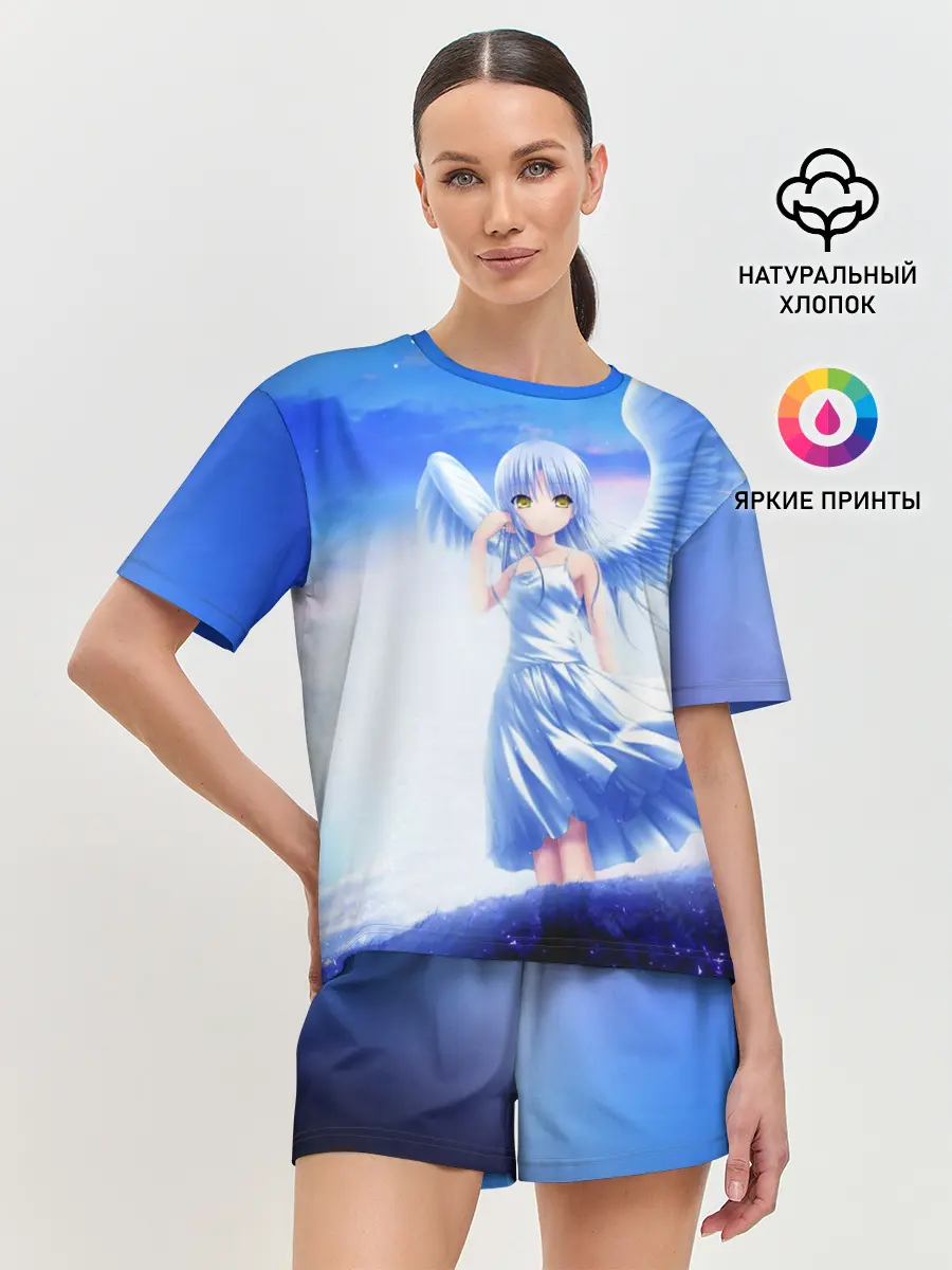 Женская пижама с шортами / Аниме ангел