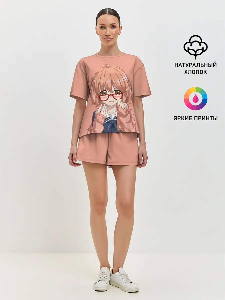 Женская пижама с шортами / Мирай Курияма тян