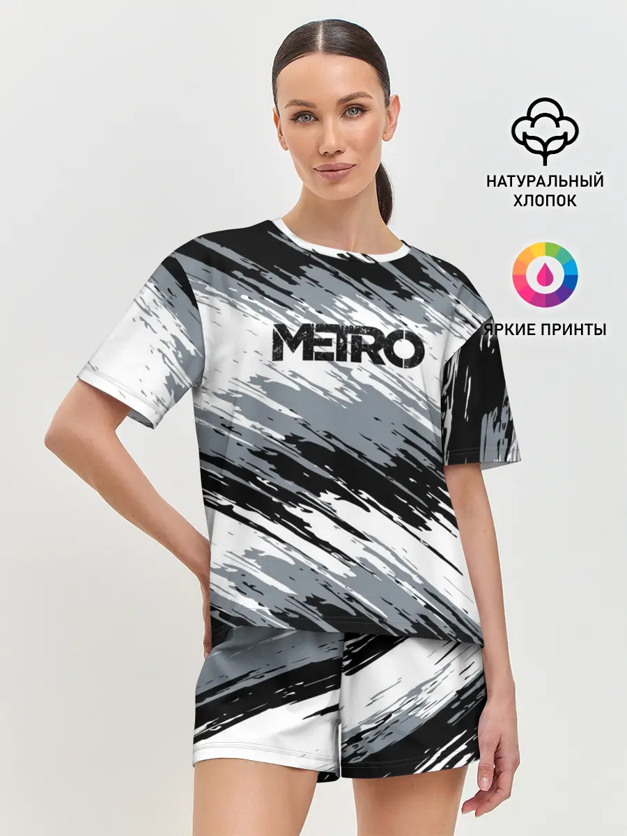 Женская пижама с шортами / METRO