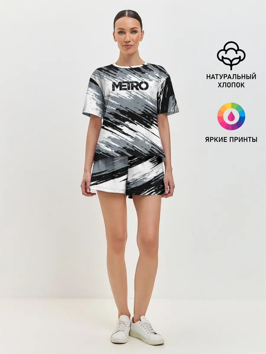 Женская пижама с шортами / METRO