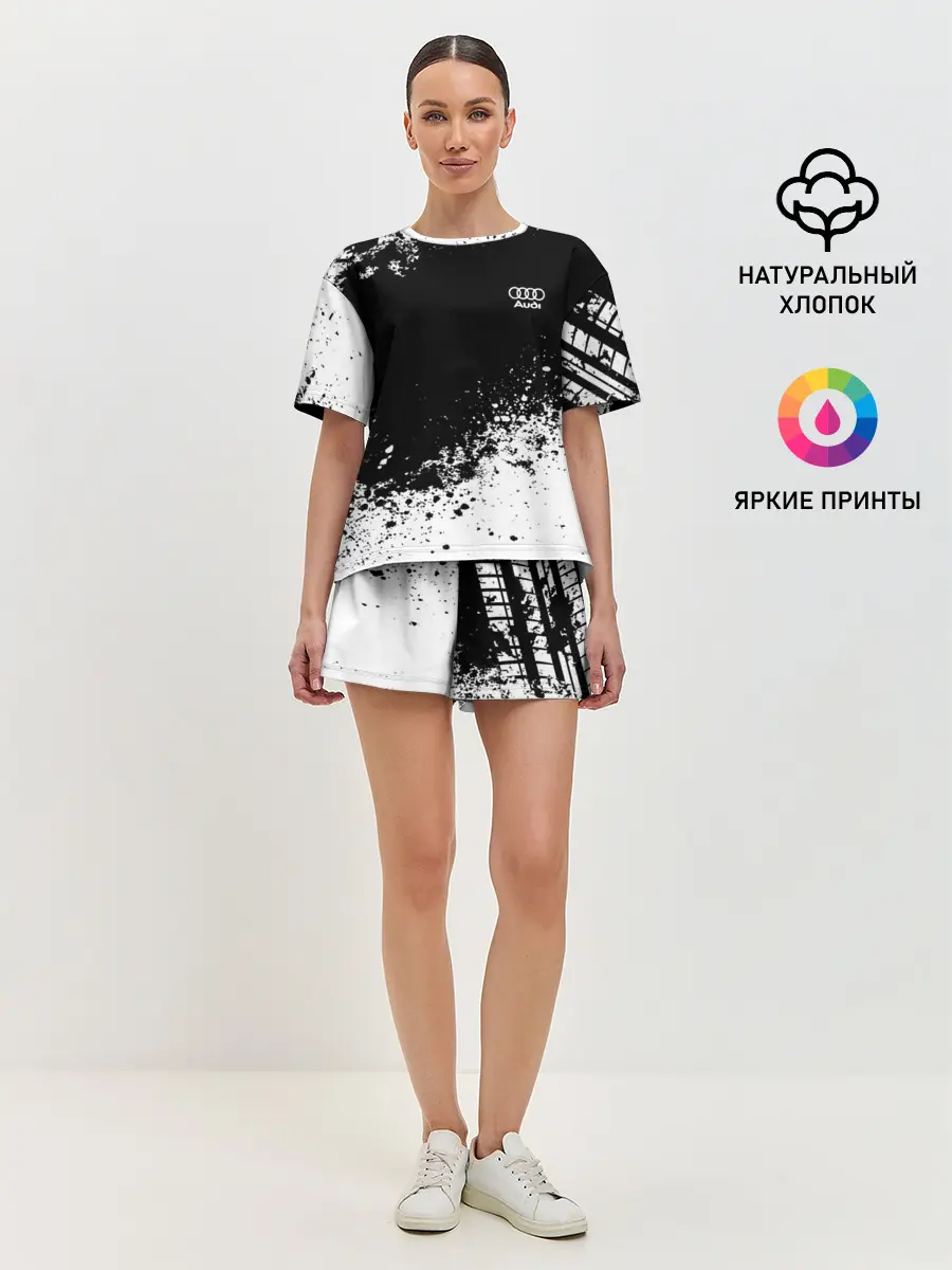 Женская пижама с шортами / Audi brand motors