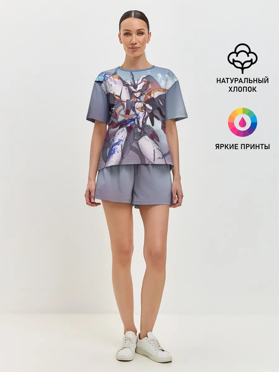Женская пижама с шортами / Zero Two