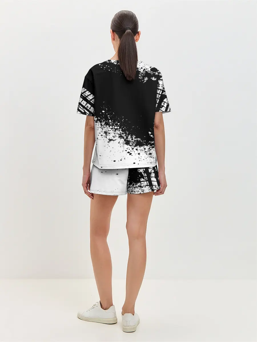 Женская пижама с шортами / Opel abstract sport