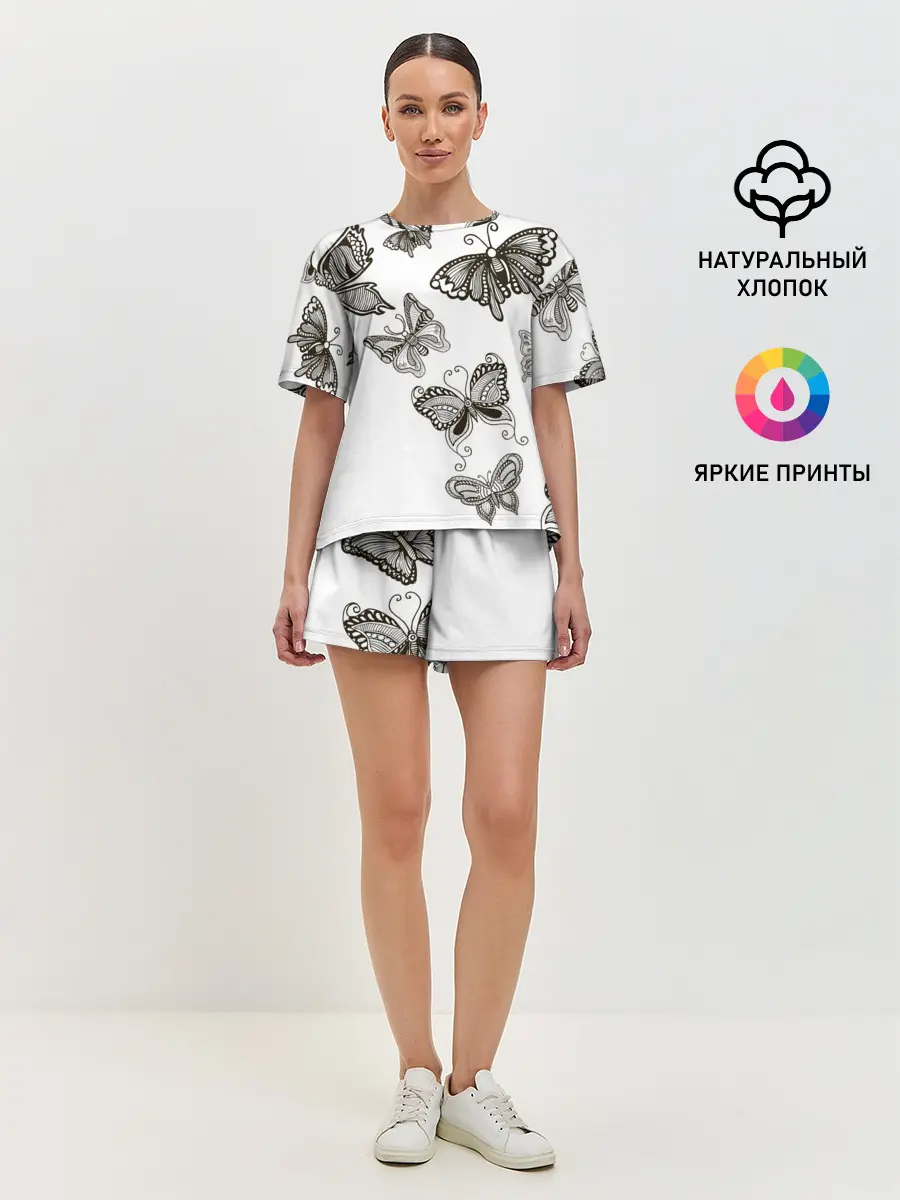 Женская пижама с шортами / Коллекция BOUDOIR