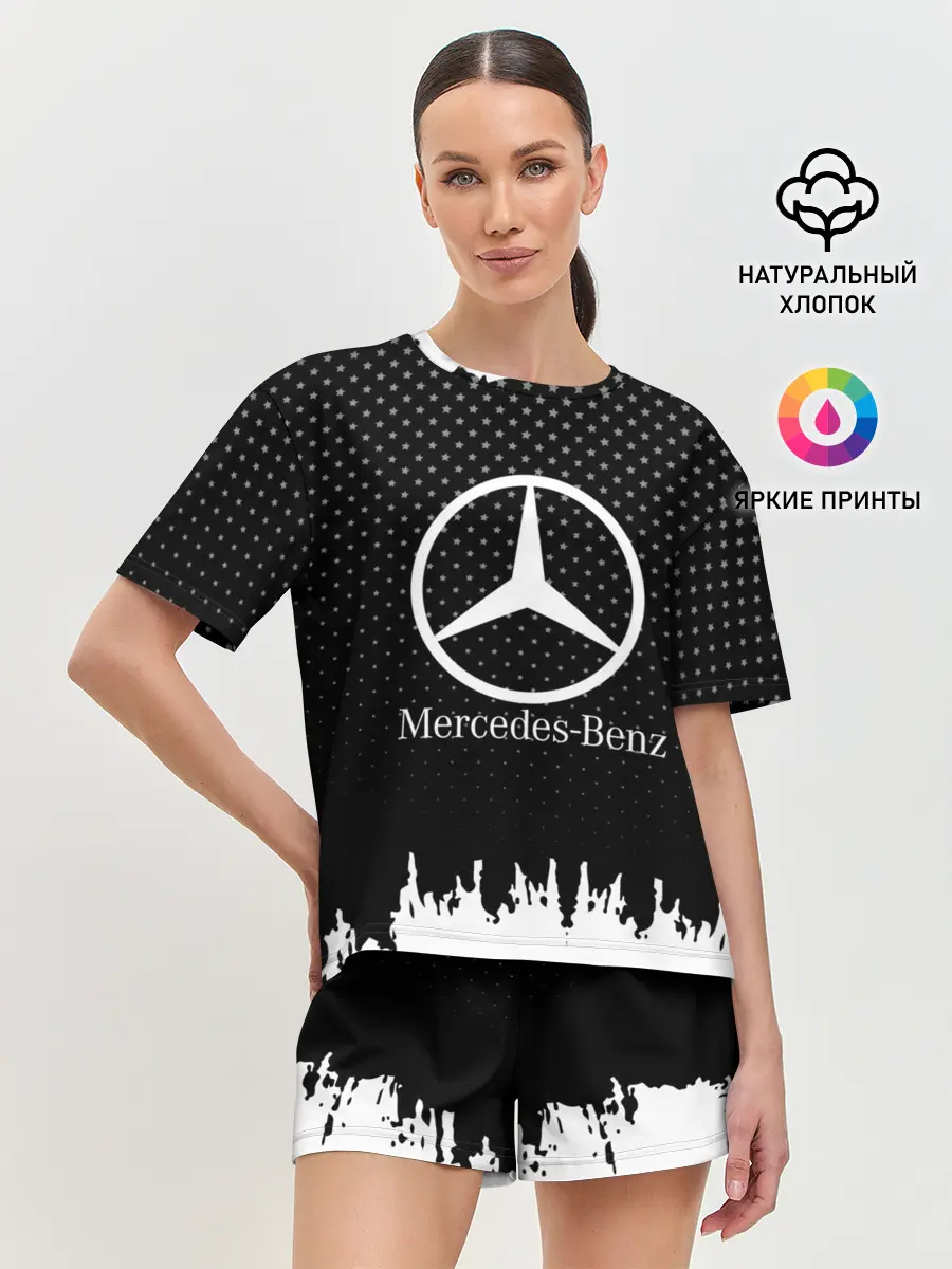 Женская пижама с шортами / Mercedes-Benz
