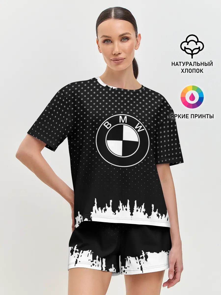 Женская пижама с шортами / Bmw