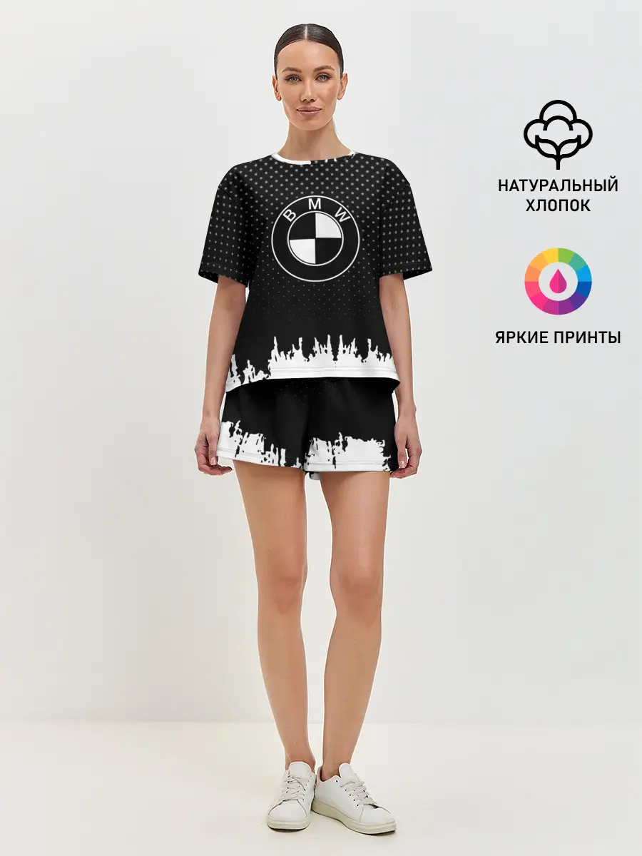 Женская пижама с шортами / Bmw