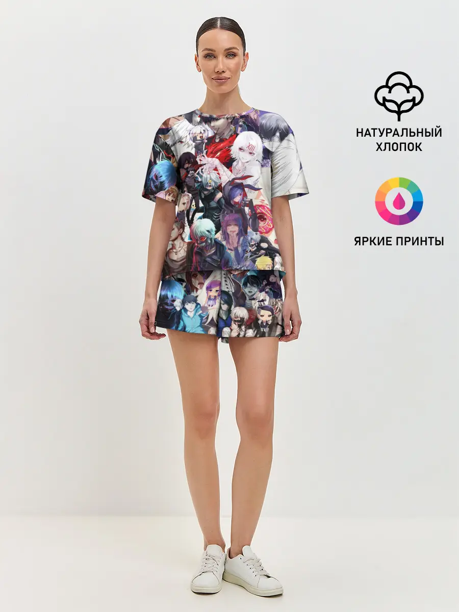 Женская пижама с шортами / Tokyo-Ghoul