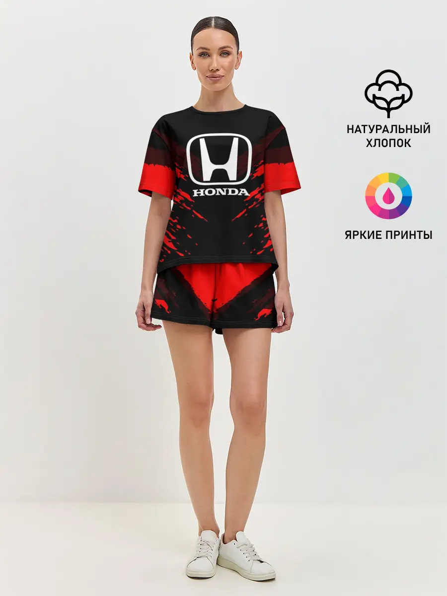 Женская пижама с шортами / HONDA SPORT COLLECTION