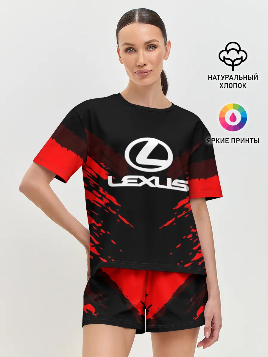 Женская пижама с шортами / LEXUS SPORT COLLECTION