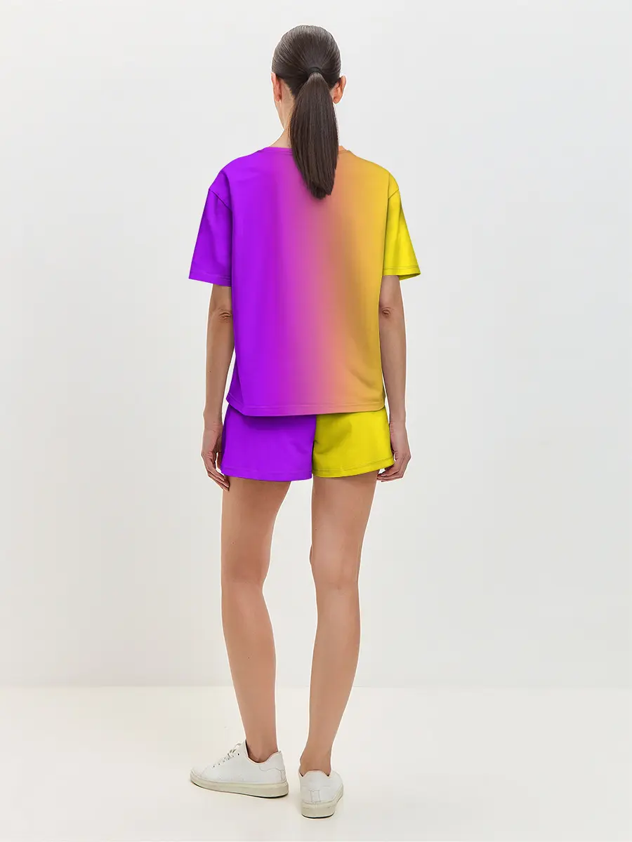 Женская пижама с шортами / Милый котёнок