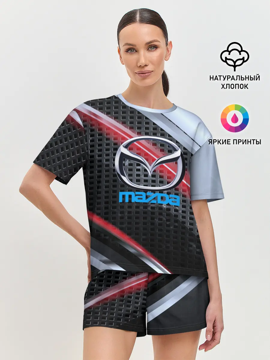 Женская пижама с шортами / MAZDA high speed collection