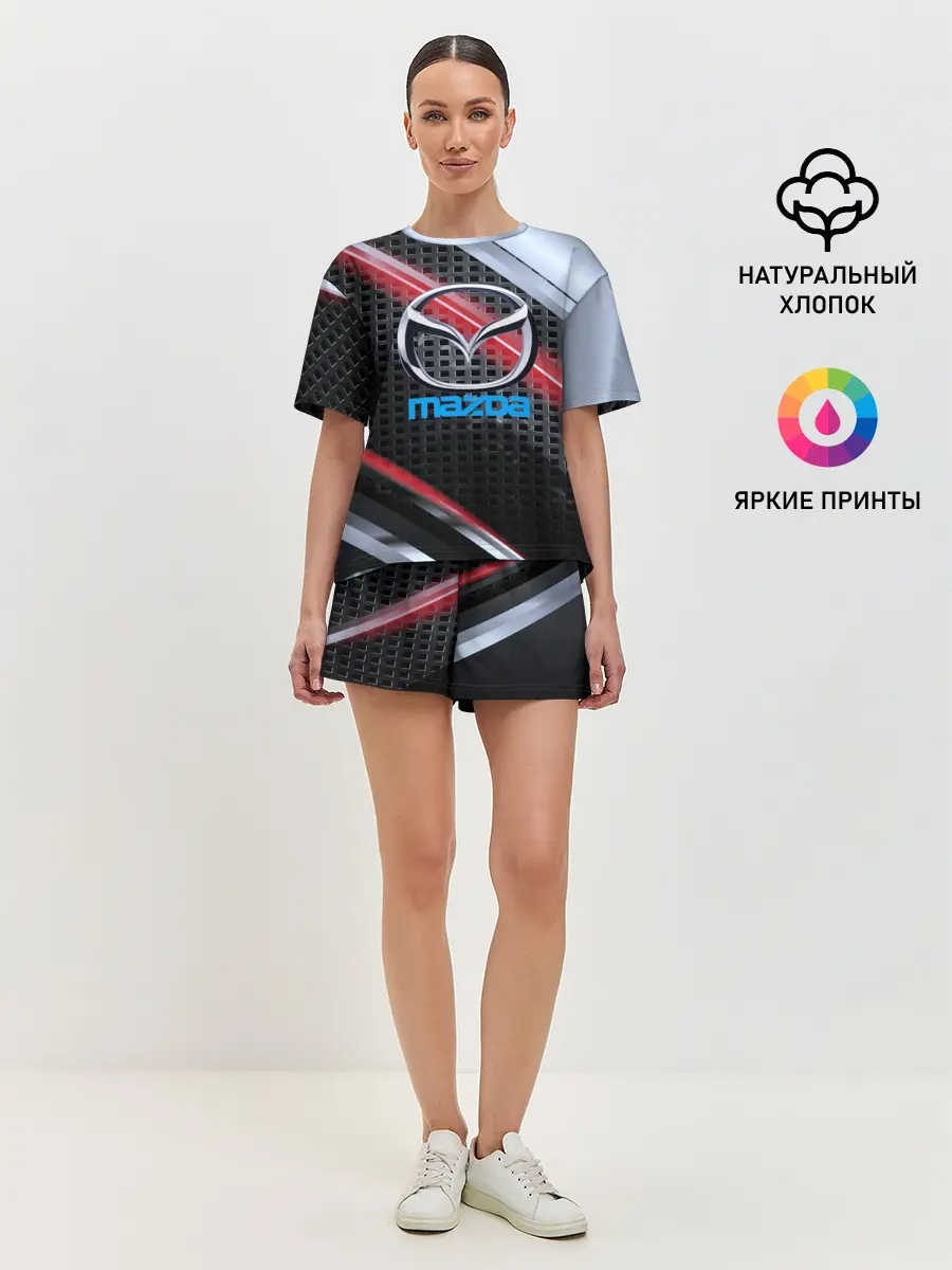 Женская пижама с шортами / MAZDA high speed collection