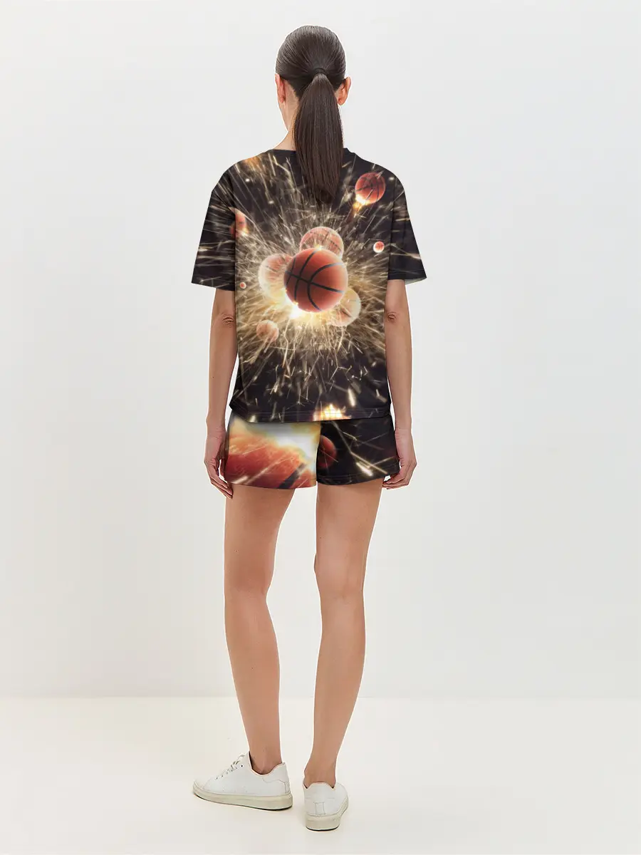 Женская пижама с шортами / Звезда баскетбола