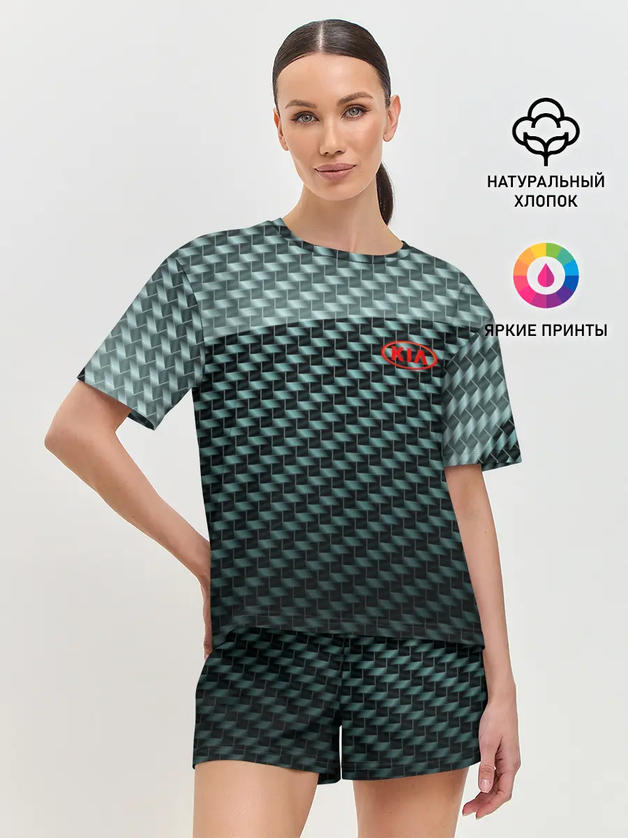 Женская пижама с шортами / KIA SPORT STYLE