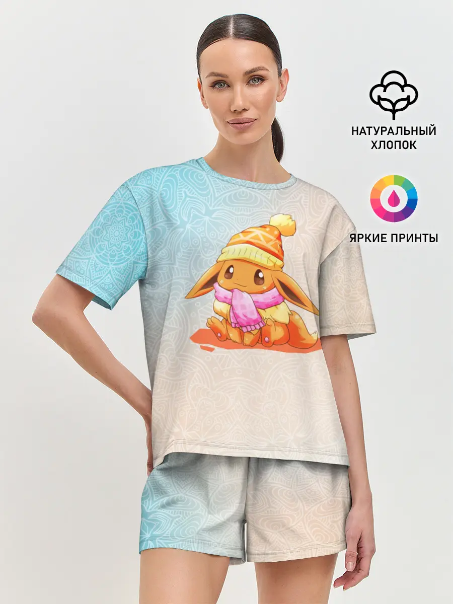 Женская пижама с шортами / Покемон Иви