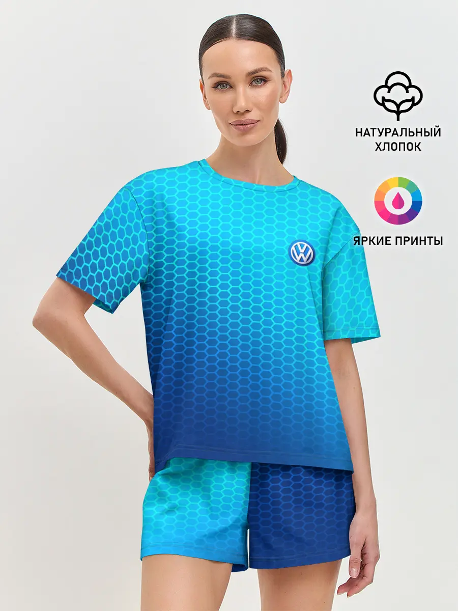 Женская пижама с шортами / VOLKSWAGEN carbon uniform 2018