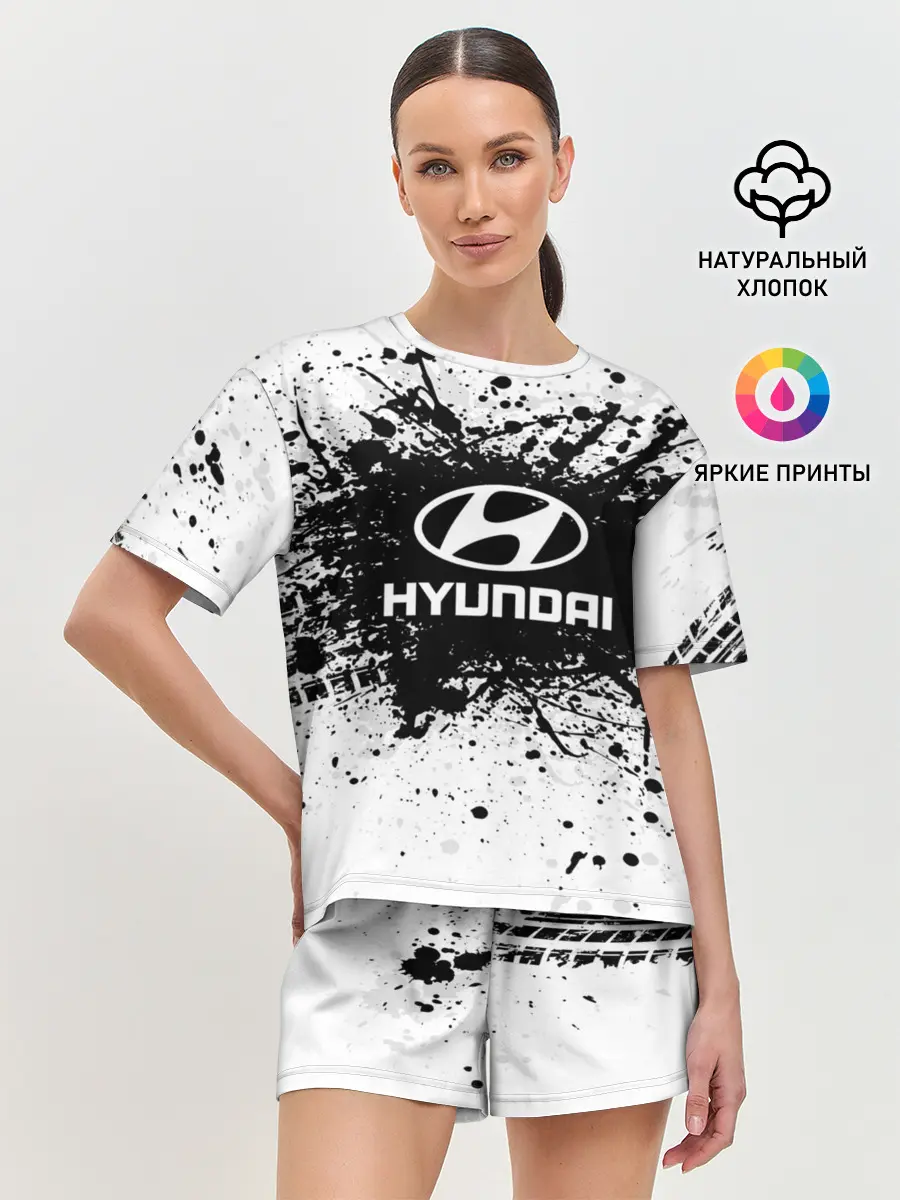 Женская пижама с шортами / Hyundai