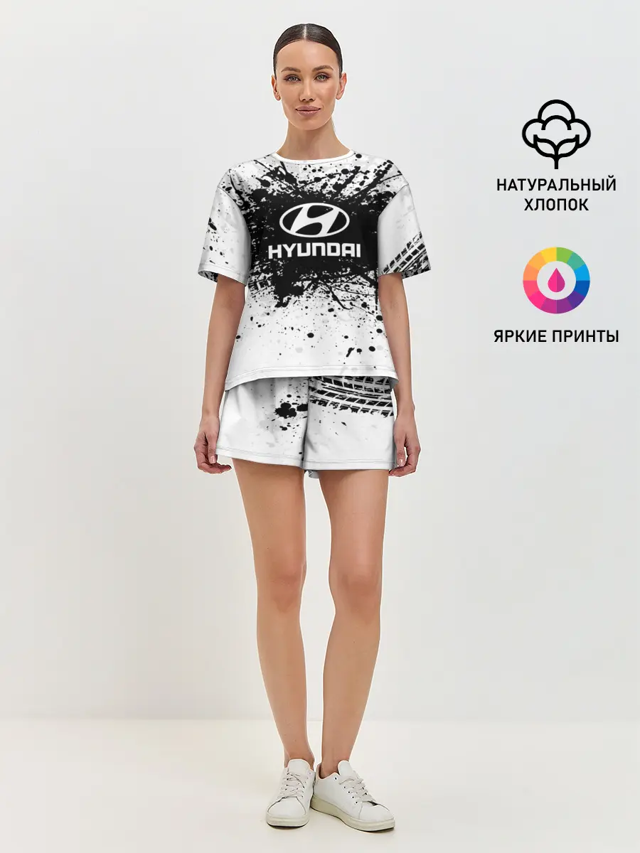 Женская пижама с шортами / Hyundai