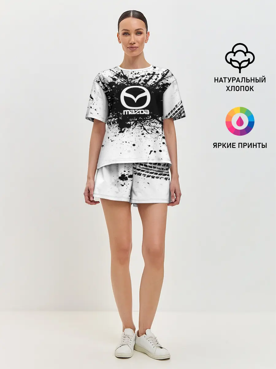 Женская пижама с шортами / Mazda