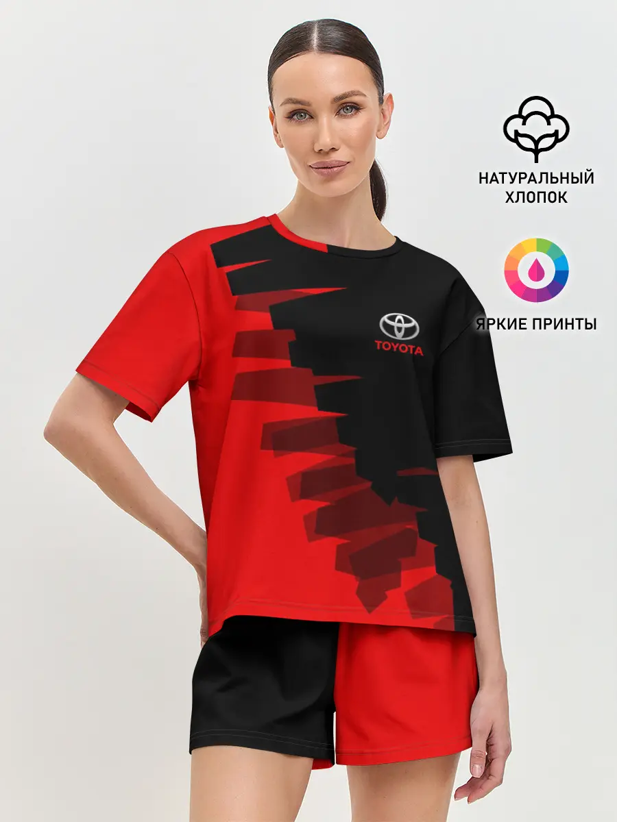 Женская пижама с шортами / TOYOTA SPORT